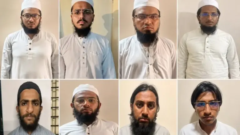 गुजरात ATS का बड़ा ऑपरेशन: जैश-ए-मोहम्मद से जुड़े 8 आरोपी गिरफ्तार, गुजरात-मध्य प्रदेश में नेटवर्क फैलाने की थी कथित साजिश