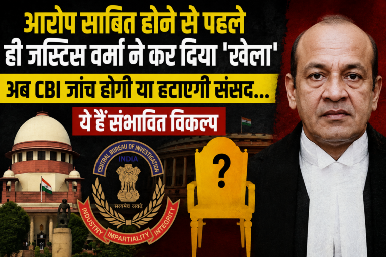 जस्टिस वर्मा ने आरोप साबित होने से पहले ही दे दिया था इस्तीफा, अब क्या होगा? CBI जांच से संसद की कार्रवाई तक, जानिए कैश कांड में आगे के सभी विकल्प