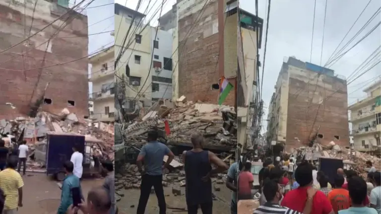 सत्य निकेतन में बड़ा हादसा: पांच मंजिला इमारत भरभराकर गिरी, मलबे में कई छात्रों के दबे होने की आशंका; NDRF-MCD का रेस्क्यू ऑपरेशन जारी