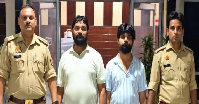 करोड़ों की जमीन फर्जीवाड़े में बड़ा एक्शन: 25-25 हजार के इनामी पिता-पुत्र गिरफ्तार, रिश्तेदार के घर से दबोचे गए